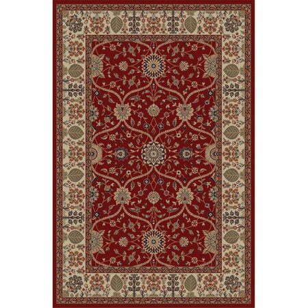 CONCORD GLOBAL 9 ft. 3 in. x 12 ft. 6 in. Jewel Voysey - Red 49008